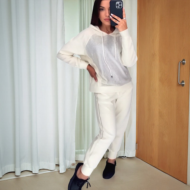 Conjunto Helena™ em Moletinho com Brilho Charmoso em Strass / Dê Mais Charme e Glamour para Seu Outono Inverno!!
